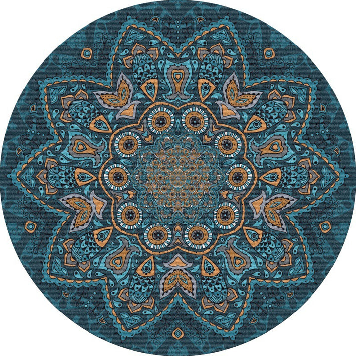 Mandala-Inspired Decorative Area Rug Kalsten