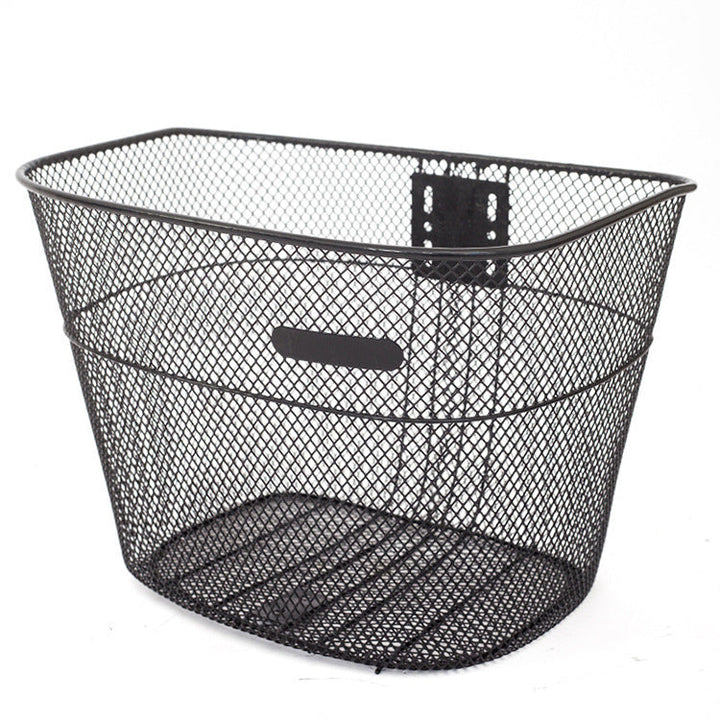 ventilated steel mesh bicycle front basket with quick-release bracket Kalsten