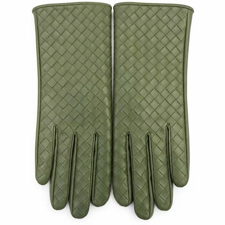 Premium Woven Leather Gloves Kalsten