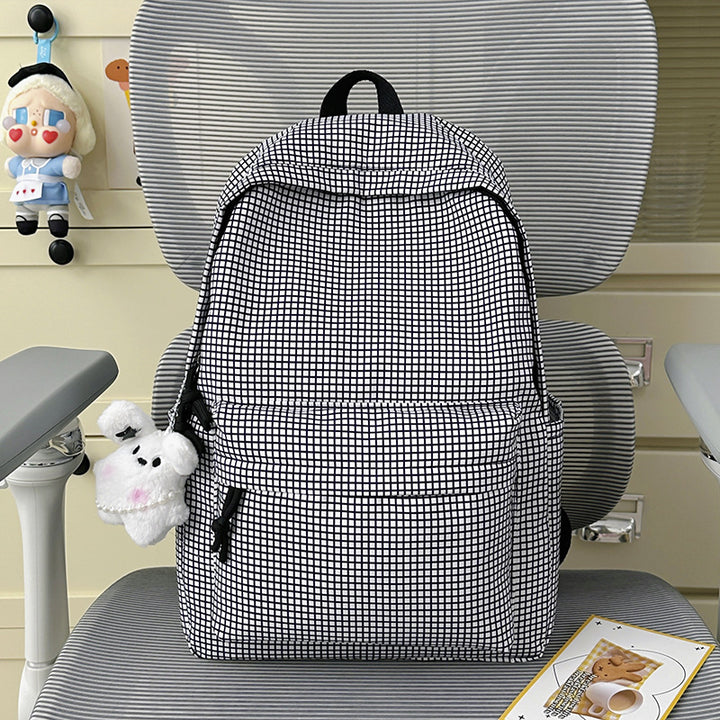 Textured Patterned Casual Backpack Kalsten