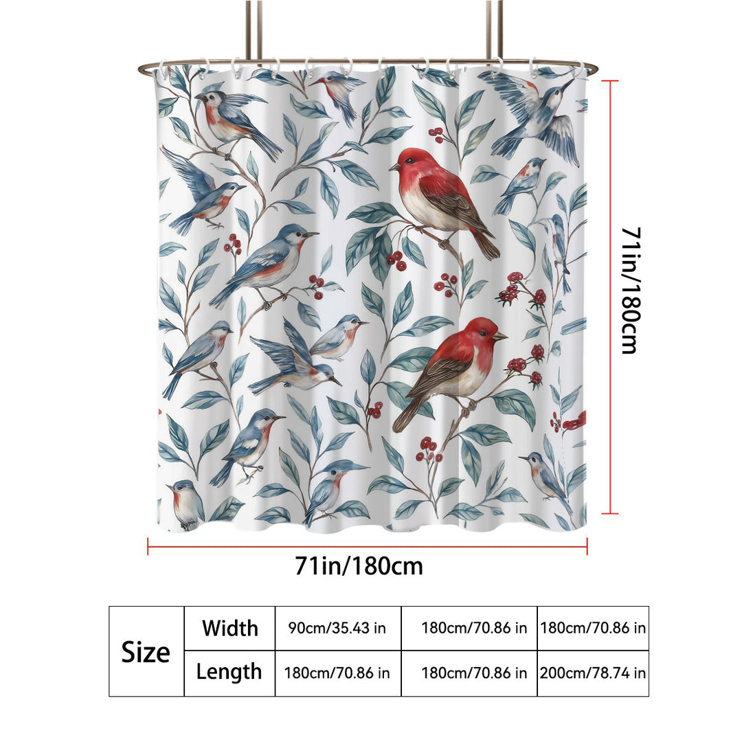 Coastal Marine-Inspired Shower Curtain Kalsten