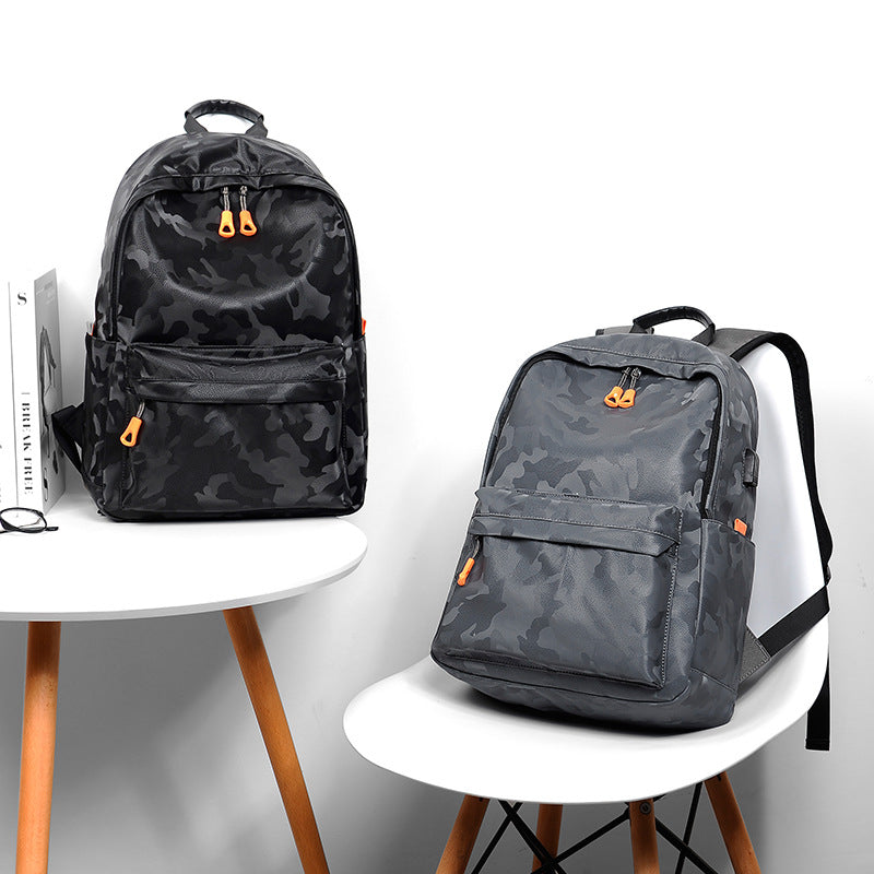 Leisure backpack with breathable mesh inserts and versatile compartments Kalsten