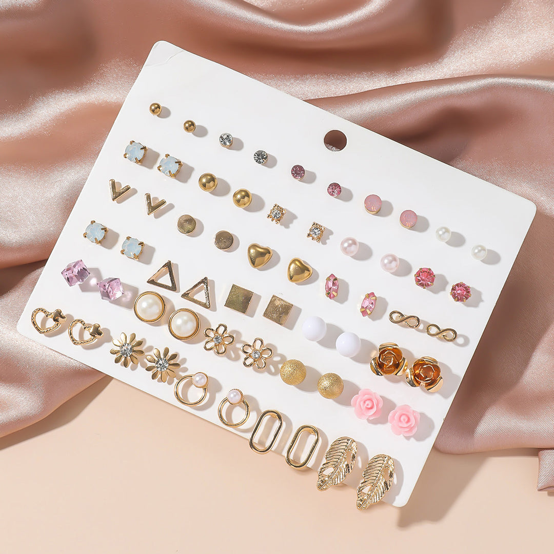 Earring set with gold accents Kalsten