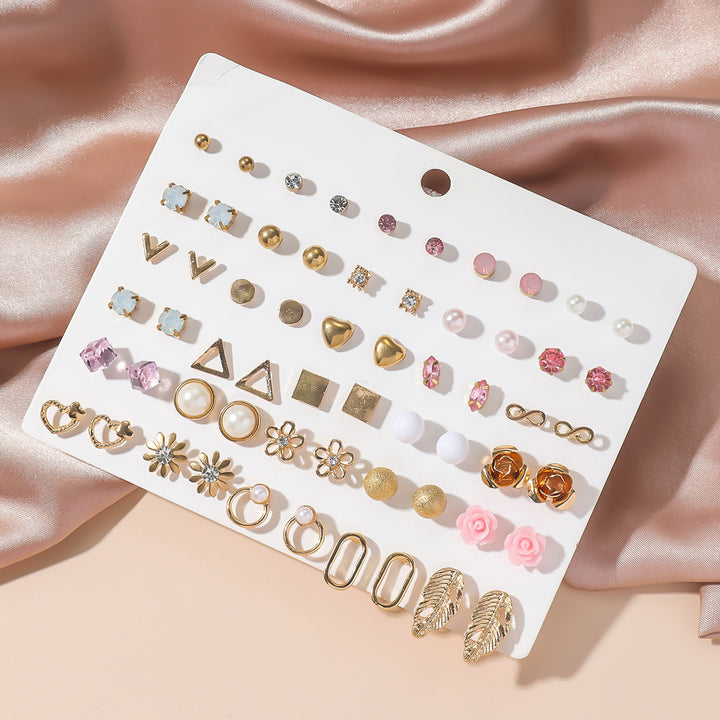Earring set with gold accents Kalsten