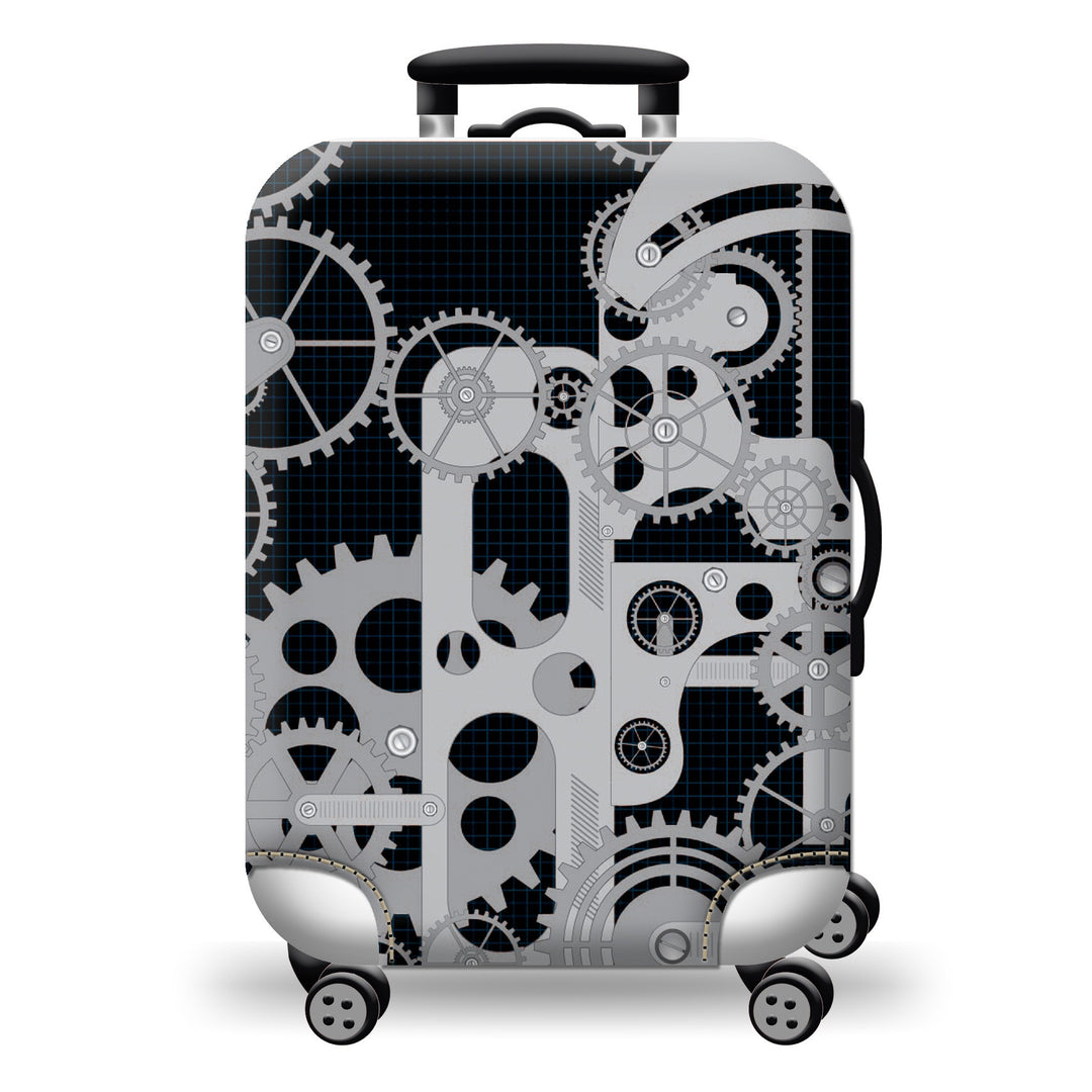 Ladies hard shell suitcase with colorful design Kalsten