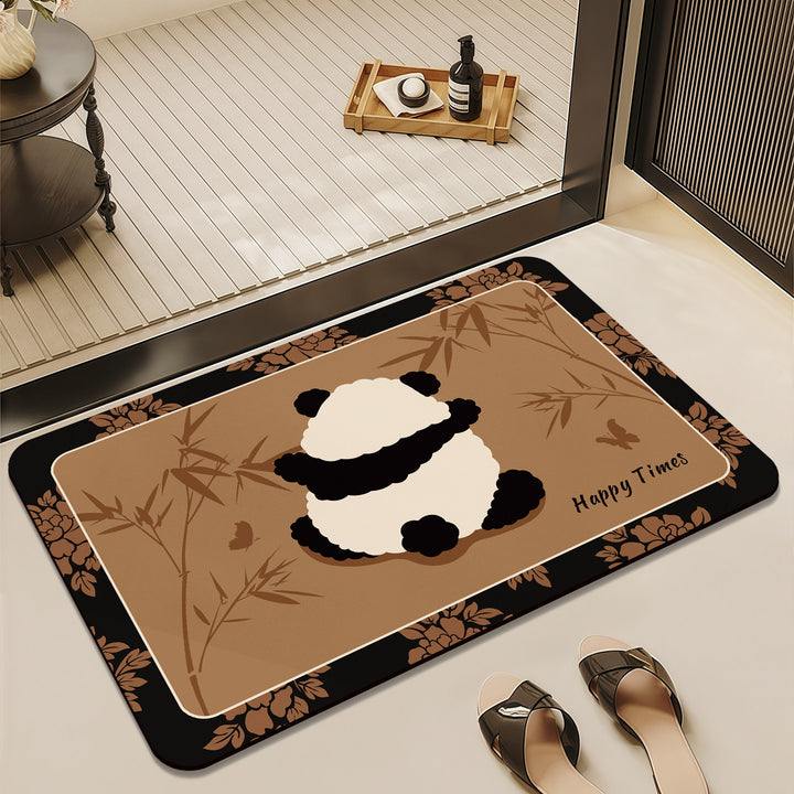 Decorative Plush Bathroom Mat for Floor Comfort