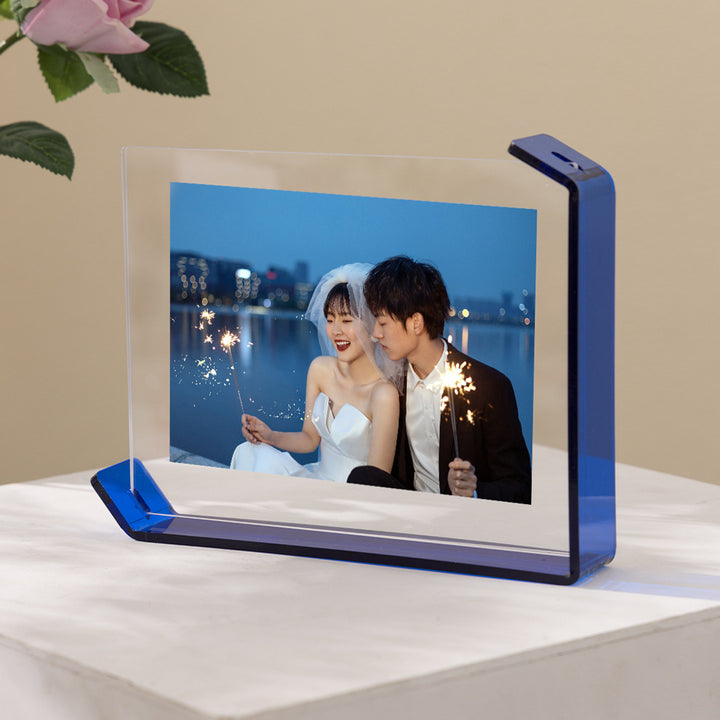 Artistic Acrylic Photo Display Frame for Home