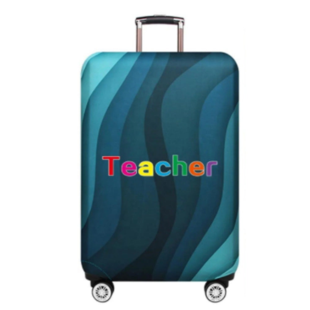 Women's Hard Shell Suitcase with Creative Teacher Design Kalsten