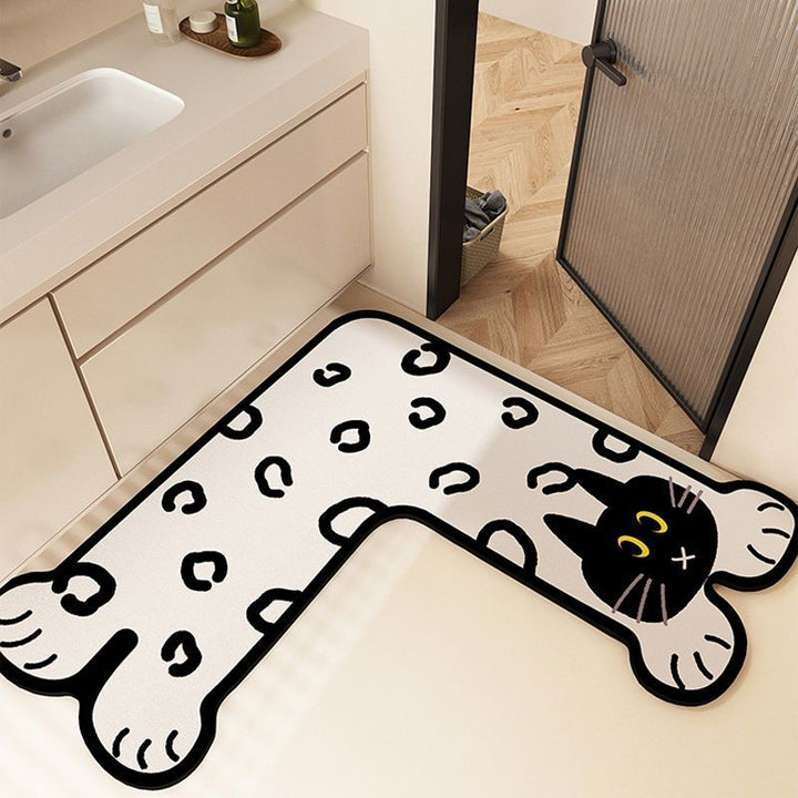 Cat Paw Shaped Bath Mat