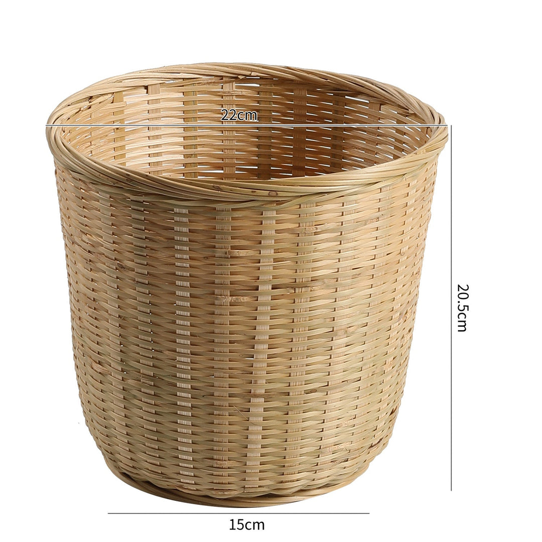 Natural Woven Waste Bin Kalsten