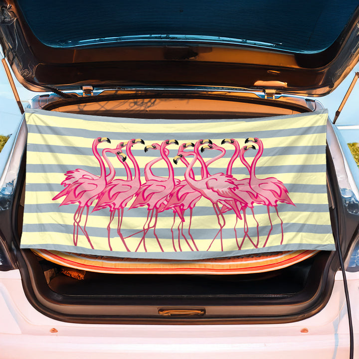 Trunk mat with creative flamingo design Kalsten