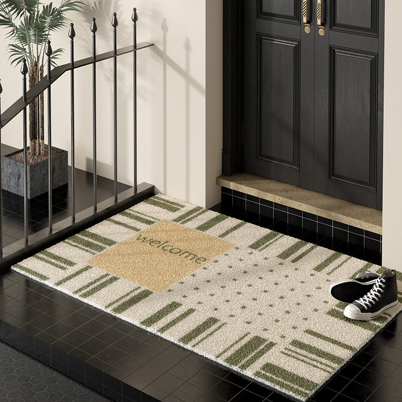 Textured Welcome Entry Mat