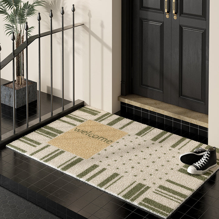 Textured Welcome Entry Mat