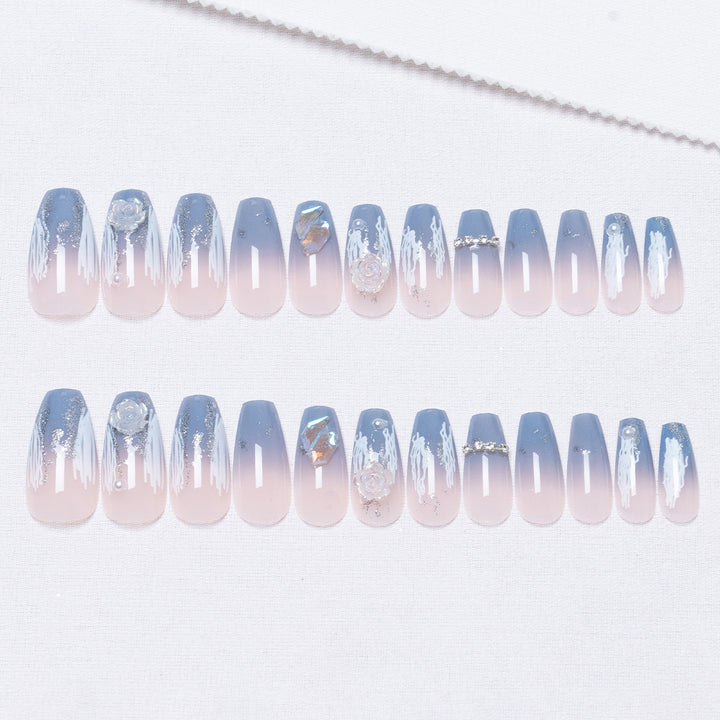 Decorative Long-Lasting Press-On Nails