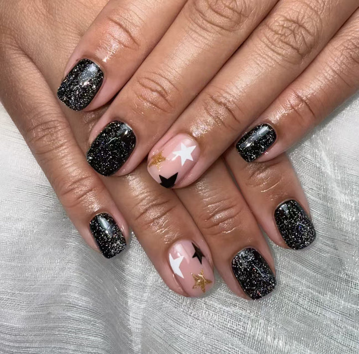 Sparkling Star-Themed Nail Art Kit