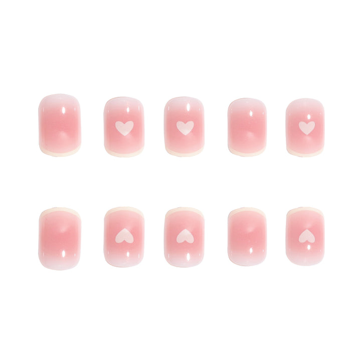 Heart-Accent Press-On Nails Kalsten