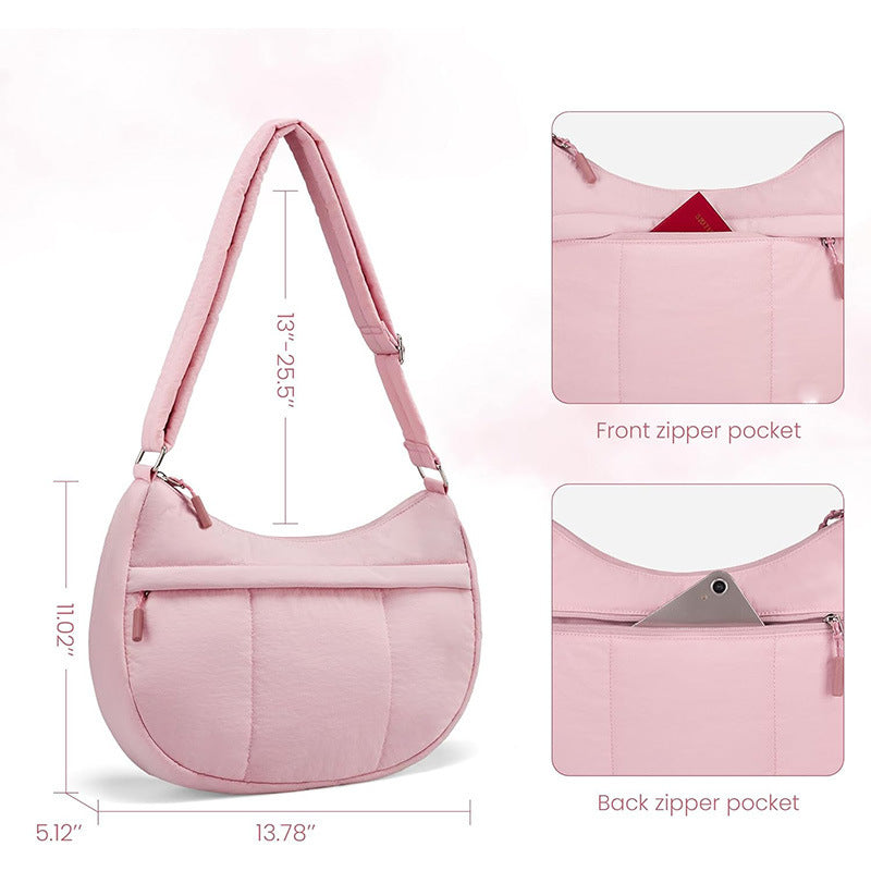 Practical shoulder bag with padded shoulder strap Kalsten