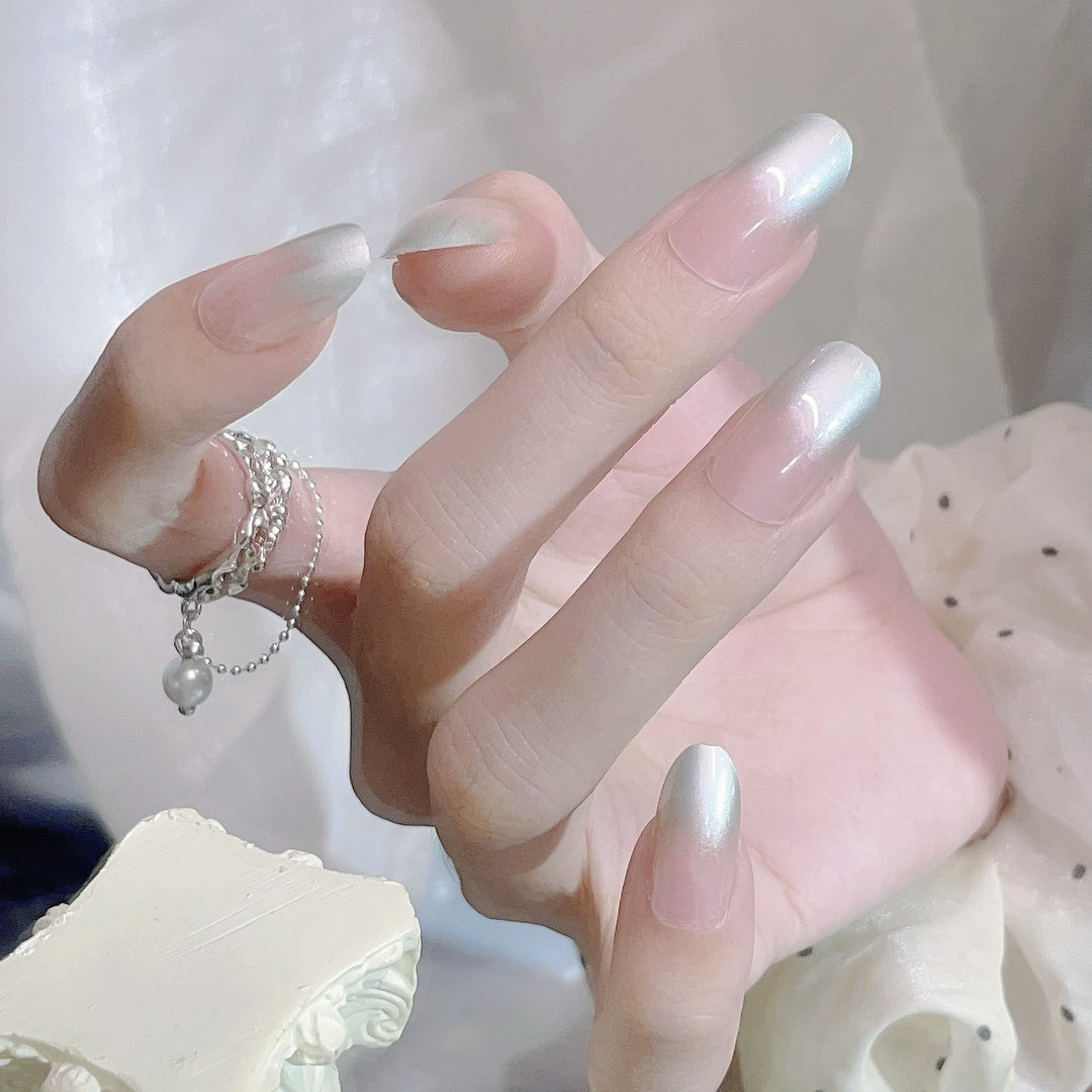 Iridescent Press-On Nail Set