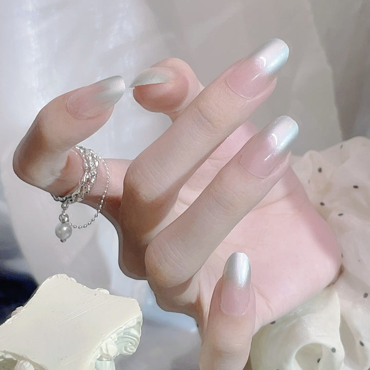 Iridescent Press-On Nail Set
