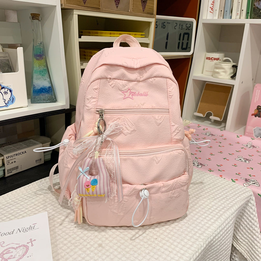 Stylish Textured Backpack Kalsten