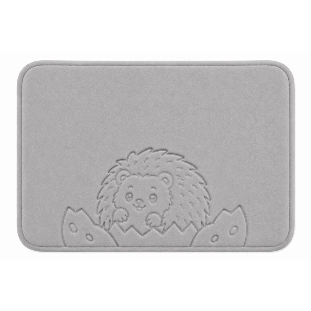 Playful Bird-Themed Bath Mat