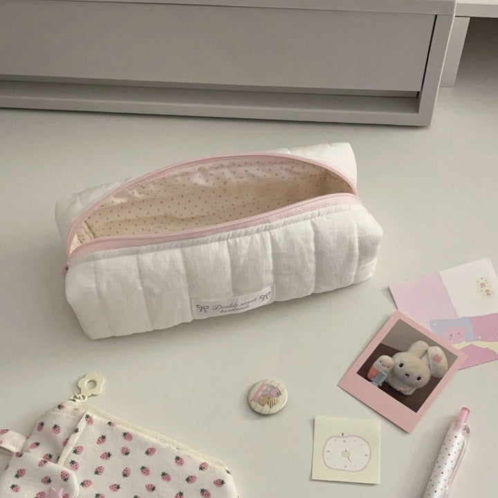 Quilted Storage Pencil Case