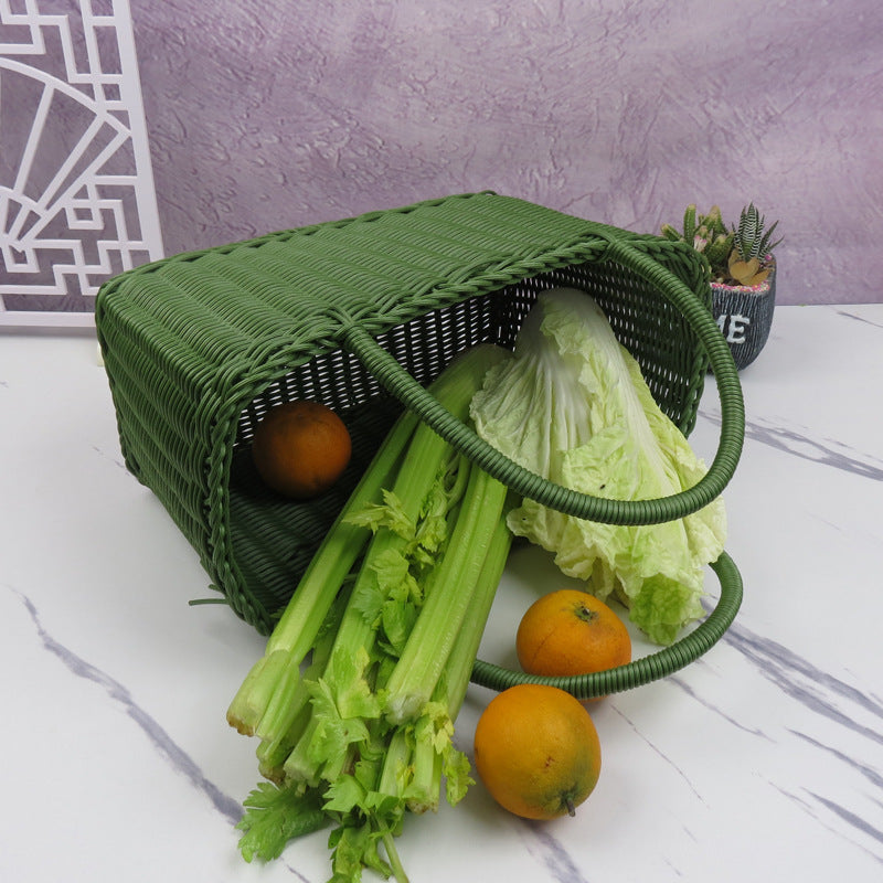 Natural Woven Market Basket Kalsten