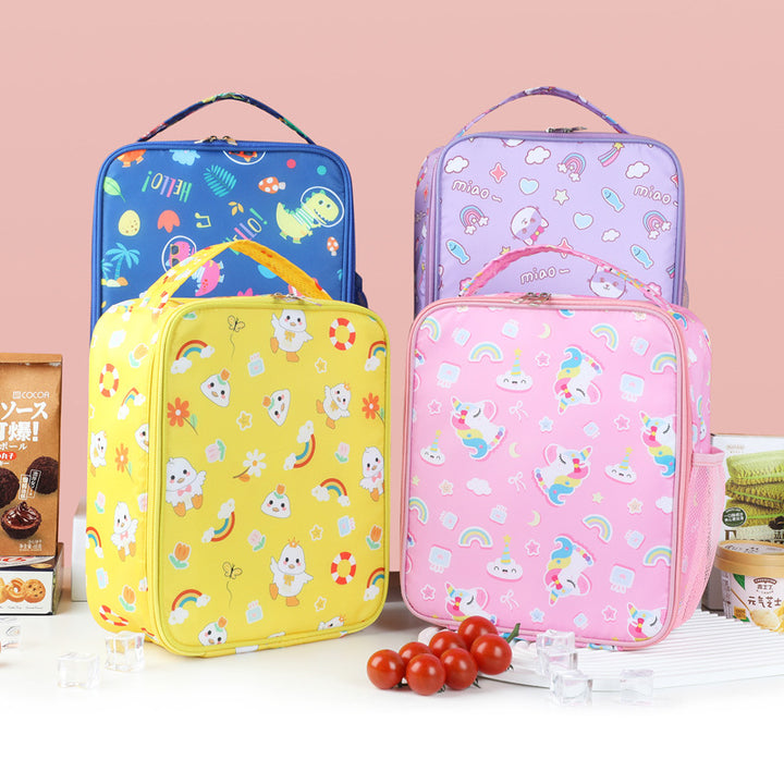 Stylish Cartoon-Themed Insulated Lunch Bag Kalsten
