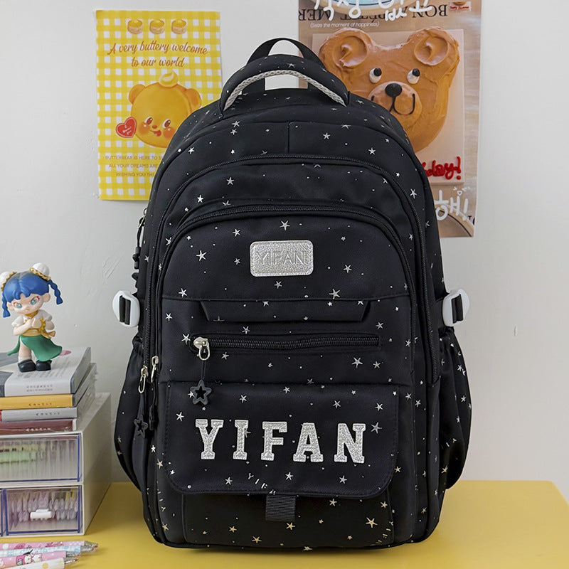 Fun Star-Embellished School Backpack Kalsten