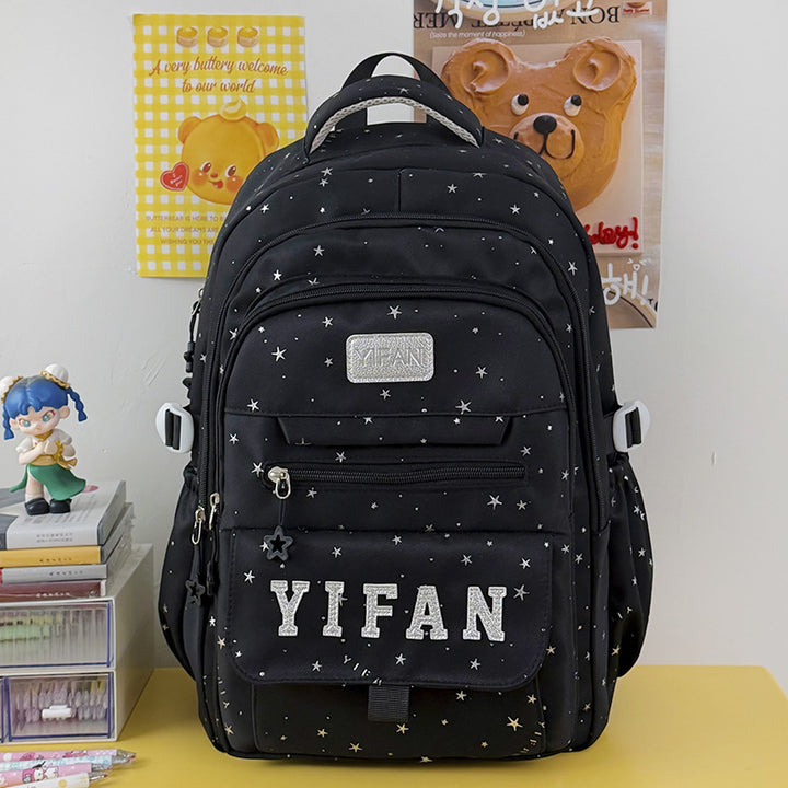 Fun Star-Embellished School Backpack Kalsten