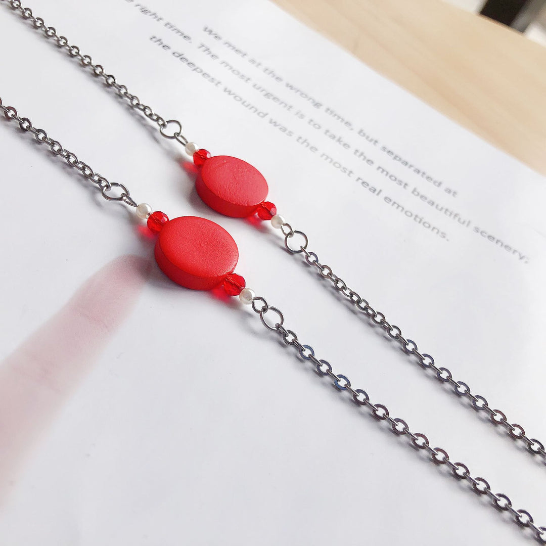 Stylish Dual-Strand Eyewear Holder Chain Kalsten