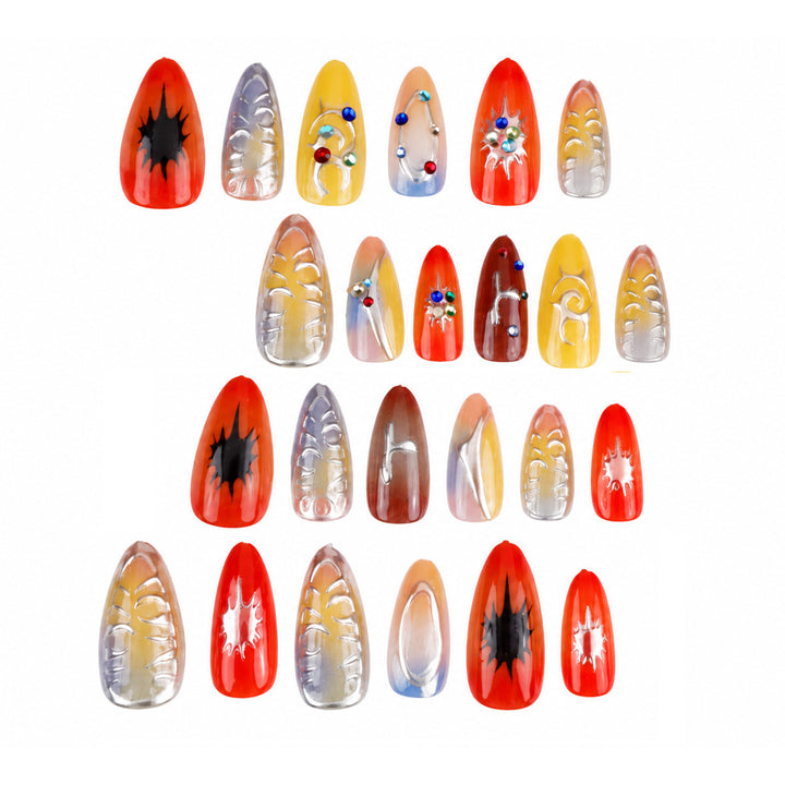 Artistic Stiletto Nail Art Set
