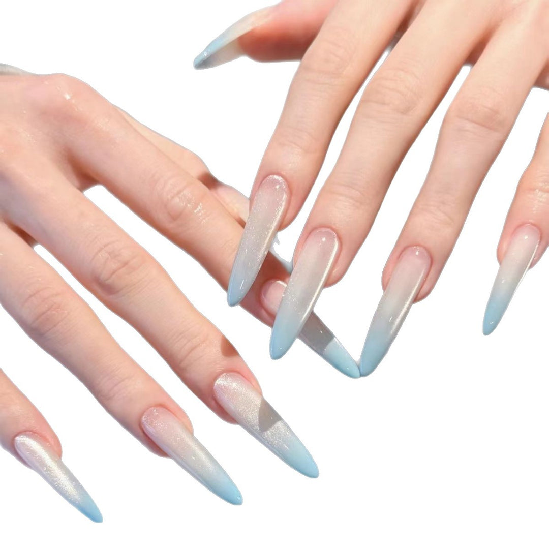 Long Gradient Acrylic Nail Extensions