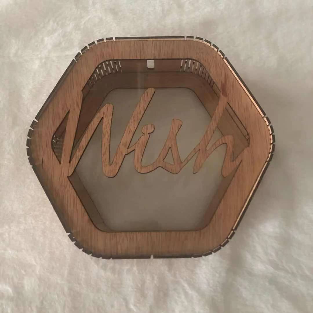 Decorative Hexagonal Wish Box