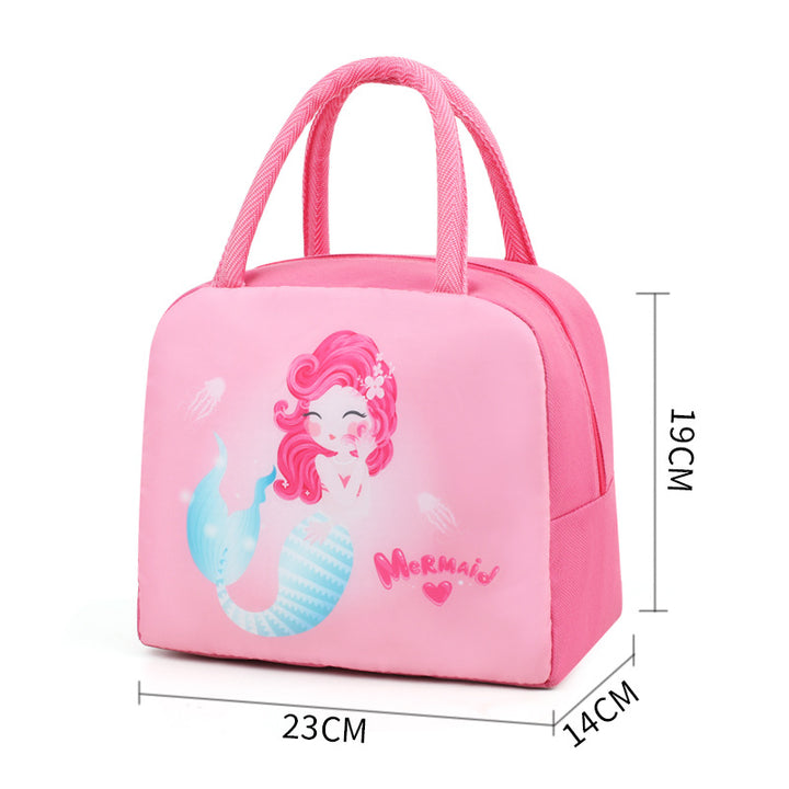 Playful Mermaid-Themed Lunch Bag