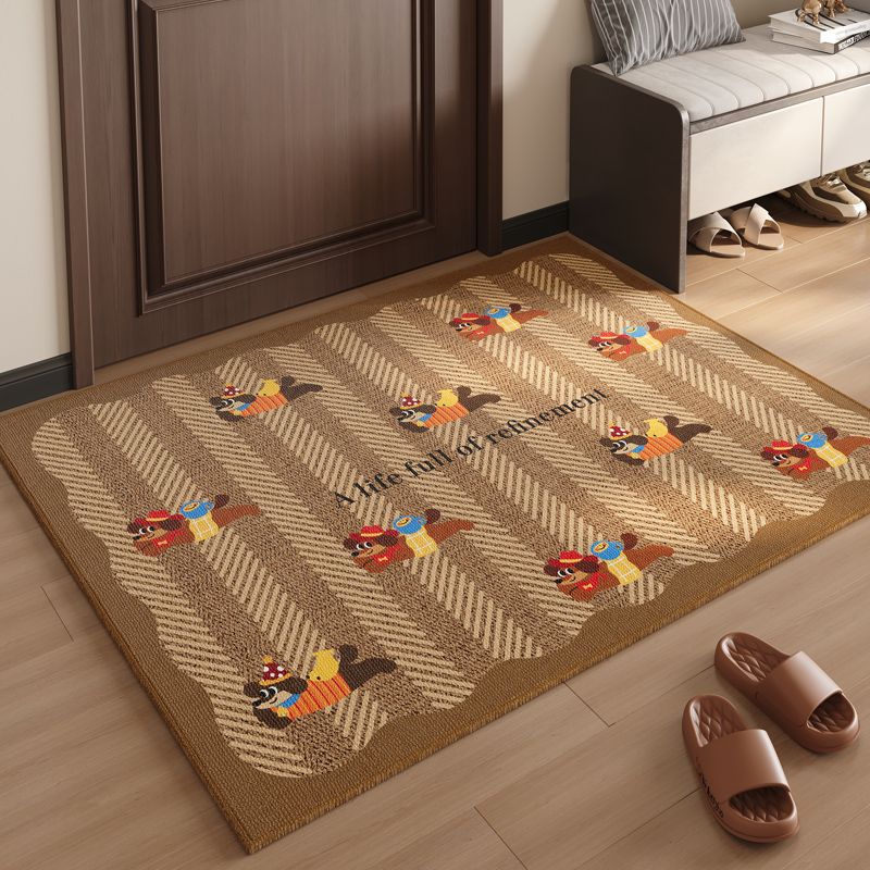 Adorable Cat-Themed Welcome Mat
