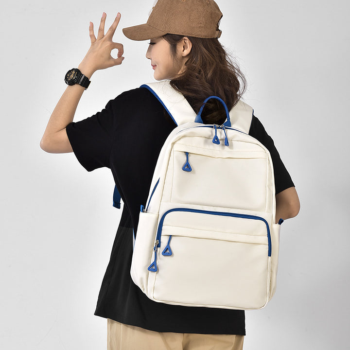 Urban leisure backpack with multifunctional zipper pockets Kalsten