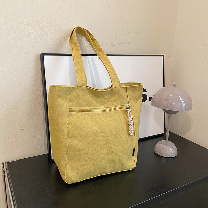 Spacious Utility Canvas Tote Bag