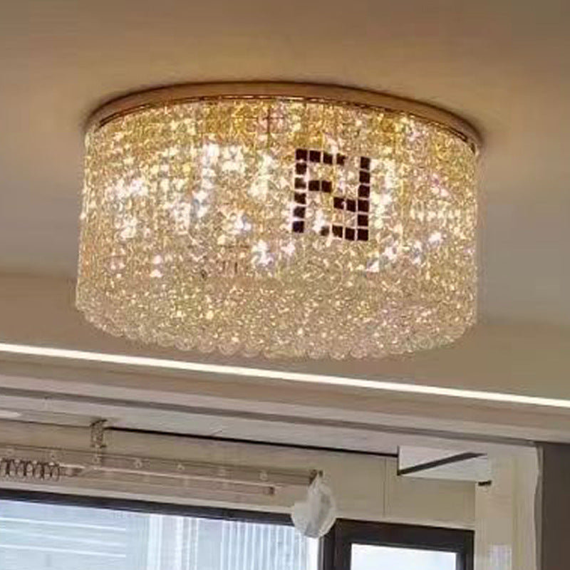 Crystal Cascading Ceiling Light