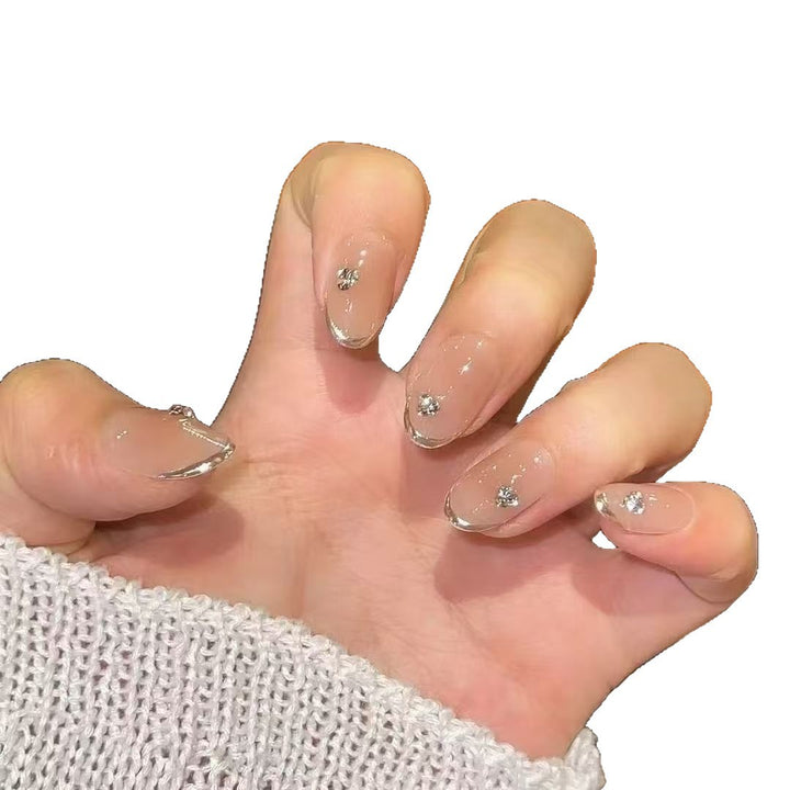 Elegant Rhinestone Nail Art Extensions
