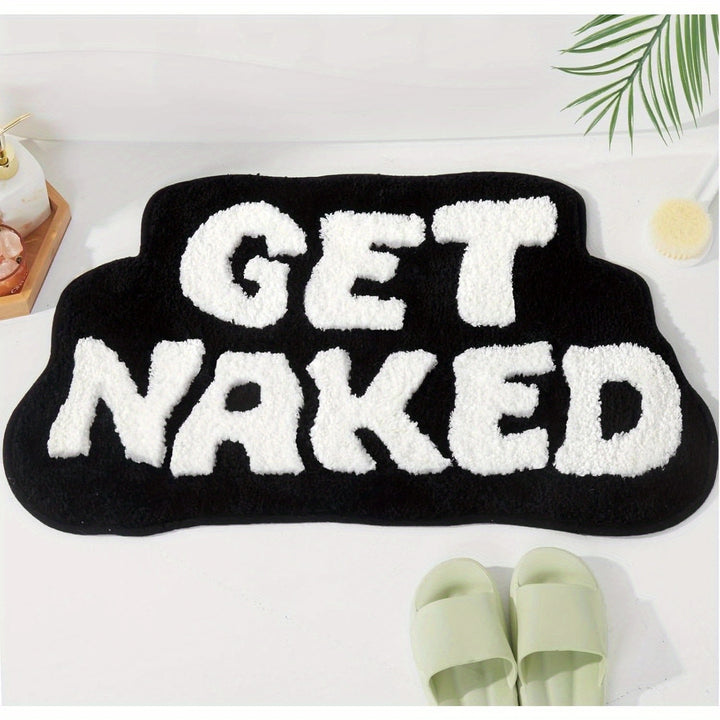 Playful Text Bath Mat Kalsten