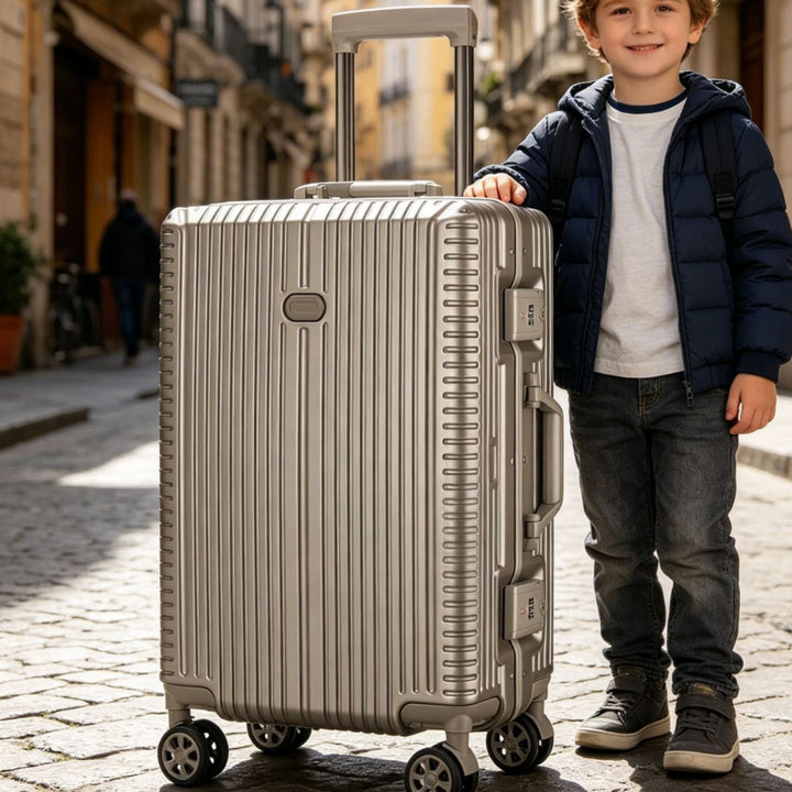 Men's High-Durability Hard Shell Wheeled Suitcase Kalsten