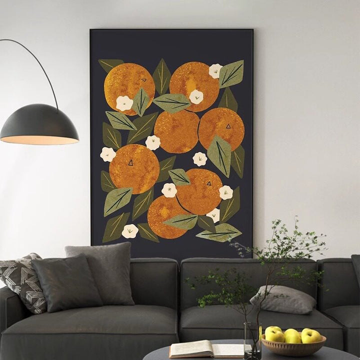 Abstract Expression Canvas Artwork for Interiors