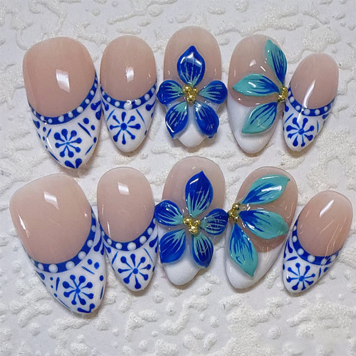 Decorative Floral Press-On Nail Art Set Kalsten 1790636675
