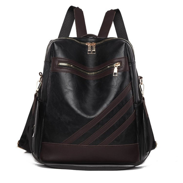 Fashionable Leather Backpack Kalsten