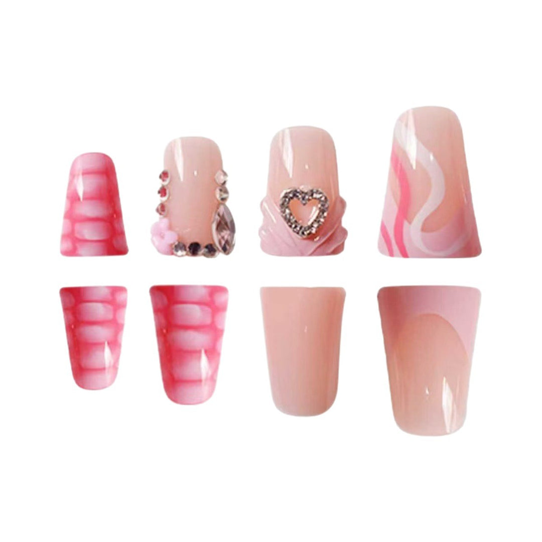 Elegant Decorative Acrylic Nail Set Kalsten