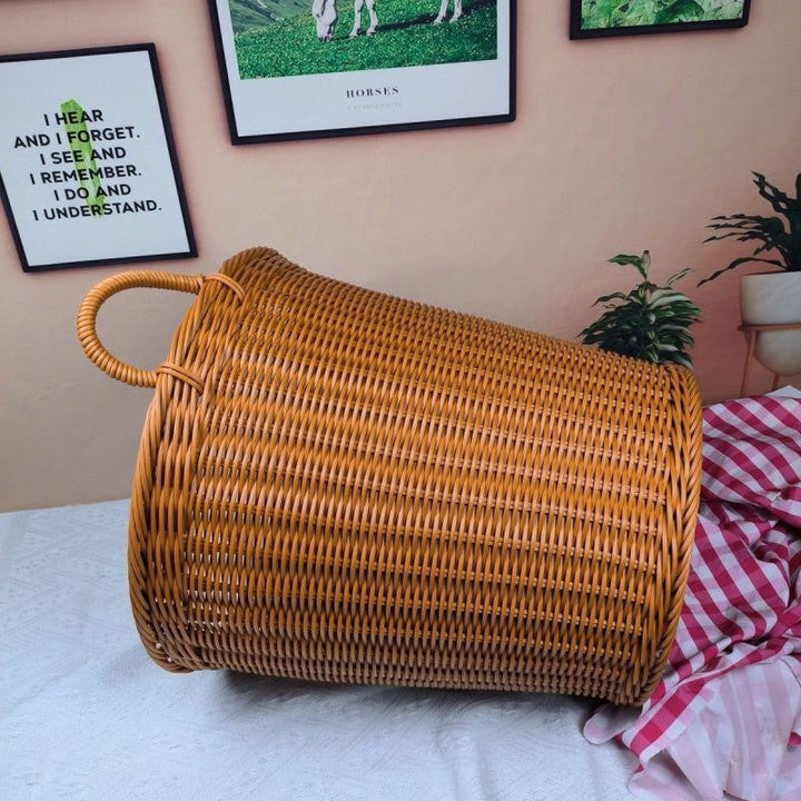 Large Decorative Woven Storage Bin Kalsten
