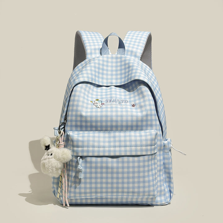 Cute Gingham Patterned Backpack Kalsten
