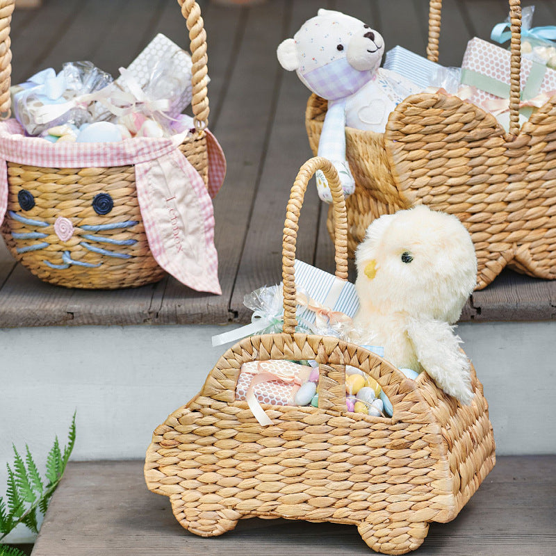 Woven Car-Shaped Storage Basket Kalsten