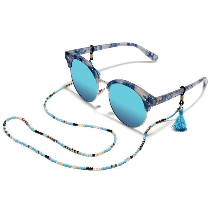 Designer Eyewear with Beaded Holder kalsten